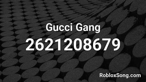 gucci gang roblox id